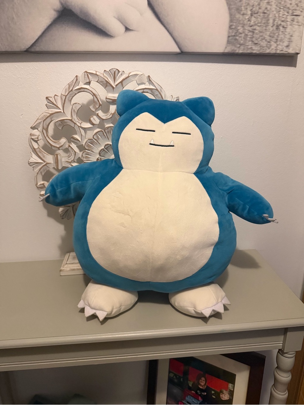 Pokemon Blue and Cream Snorlax Plush